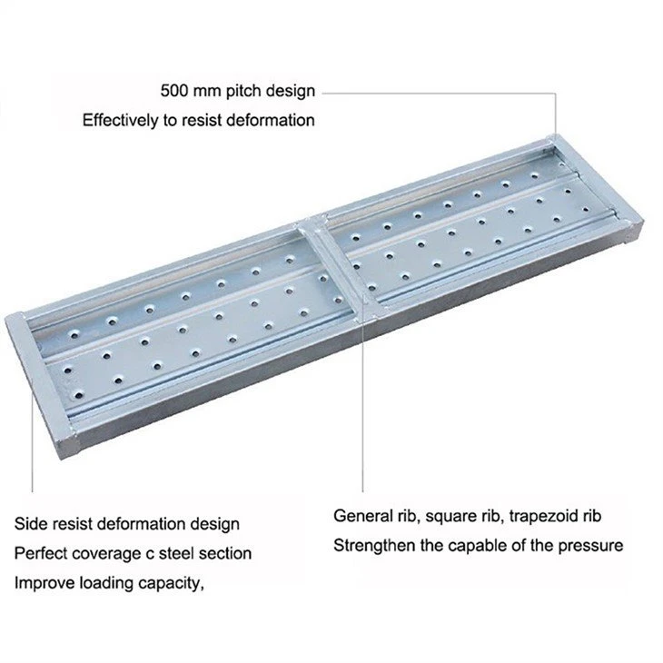 perforated steel planks